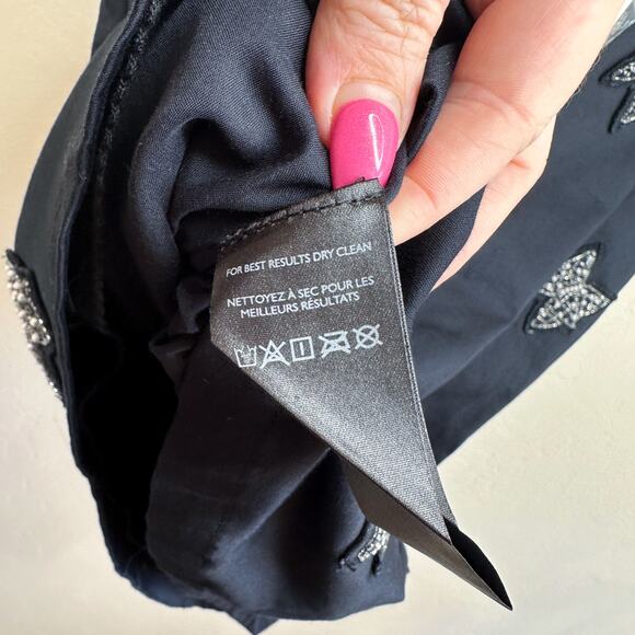 NWT Anthropologie Maeve The Brynne 3D Beaded Bow Spaghetti Strap Mini Dress 14 - Picture 14 of 15